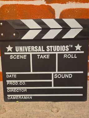 ✨️🎬✨️Classic Universal Studios ClapperBoard for Movies in Black & White✨️🎬✨️